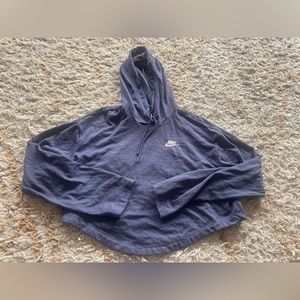 Nike Women’s Crop Hooded Lightweight Top Size Small EUC